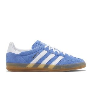BLUE ADDIDAS GAZELLES